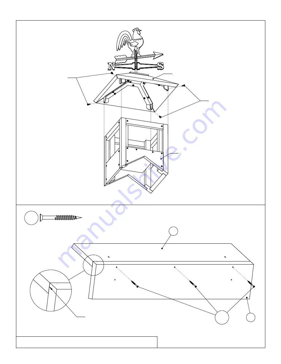 Solowave Design Big Backyard SAVANNAH PLAYHOUSE Assembly Instructions Manual Download Page 23