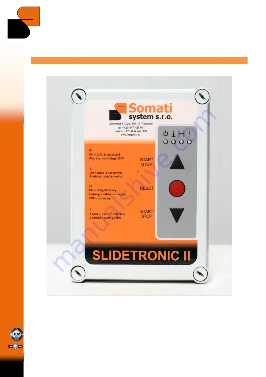 Somati system SLIDETRONIC II Quick Start Manual Download Page 3