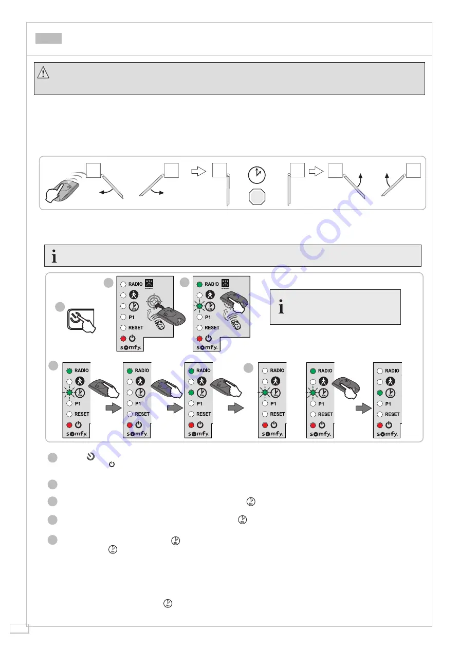 SOMFY SGS 501 Operating And Installation Manual Download Page 30