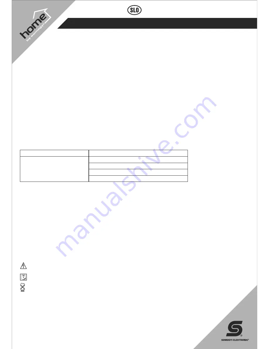 Somogyi MW 6398GS Instruction Manual Download Page 7