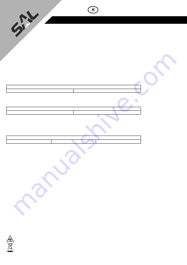 Somogyi SAL BX 1065 Instruction Manual Download Page 3