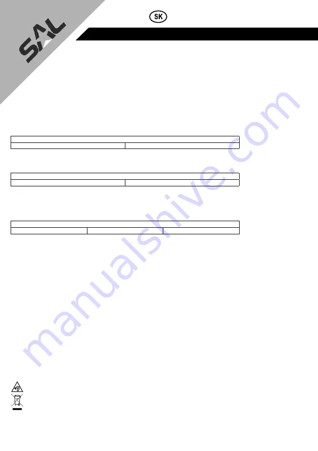 Somogyi SAL BX 1065 Instruction Manual Download Page 5