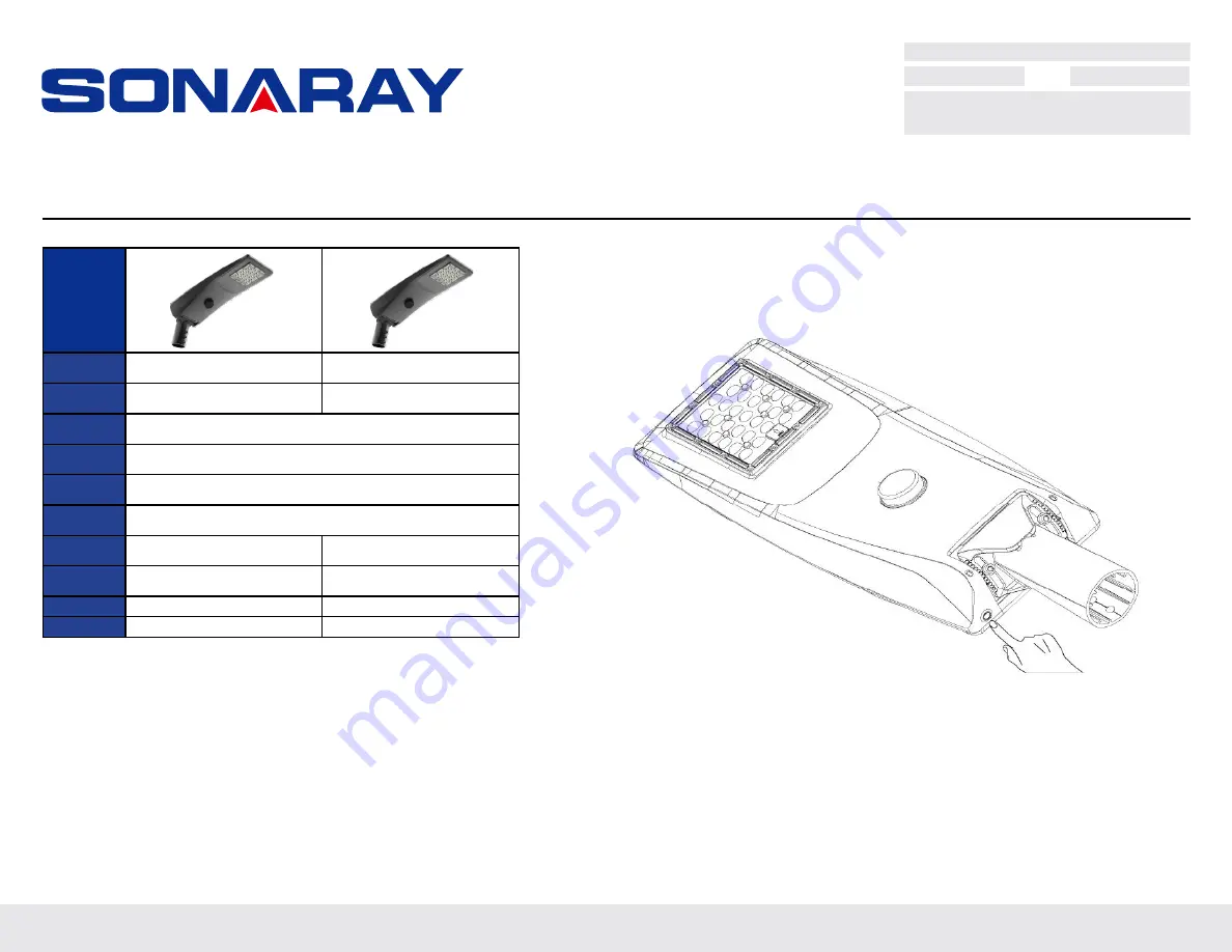 SONARAY SR-2050 Скачать руководство пользователя страница 1