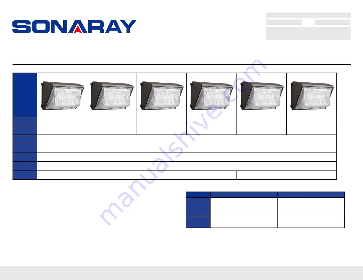 SONARAY WP-5040 Скачать руководство пользователя страница 1