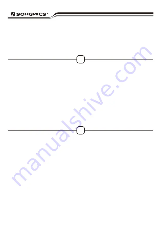 Songmics LMR08 Manual Download Page 3