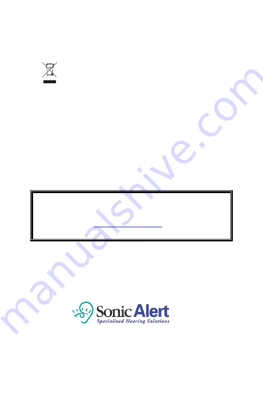 Sonic Alert HomeAware HA360MK User Manual Download Page 30