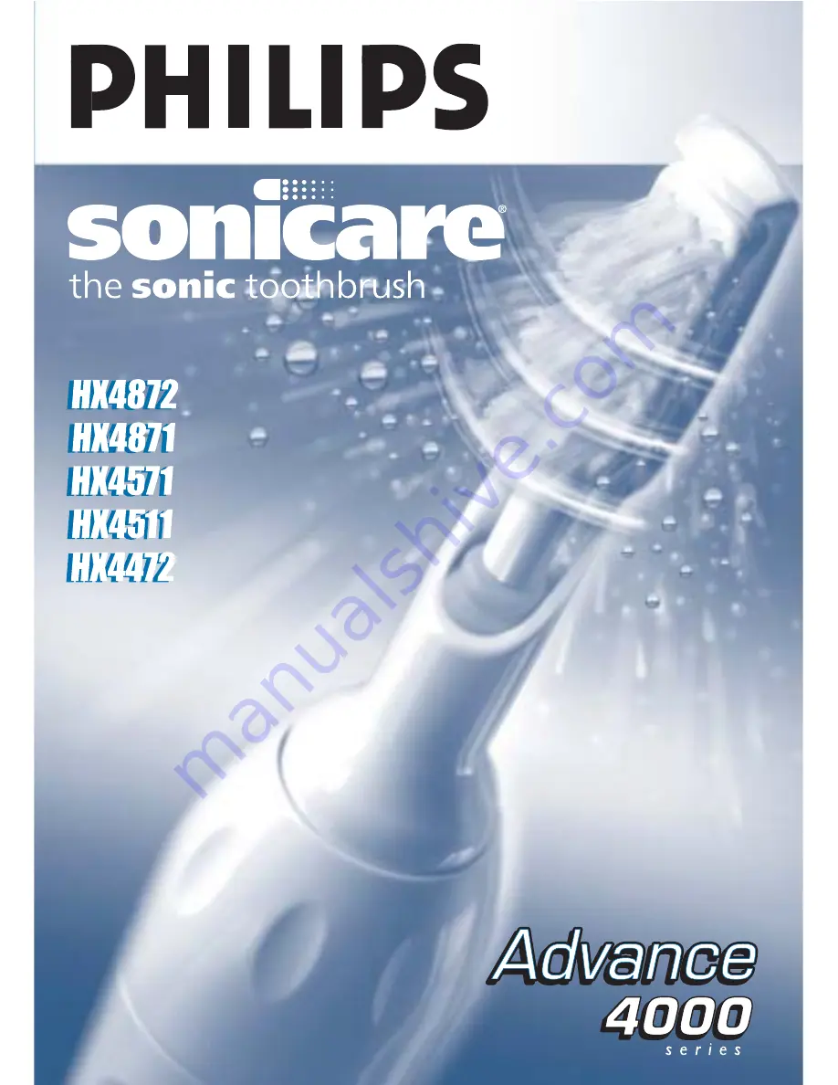 Sonicare HX4472 Скачать руководство пользователя страница 1