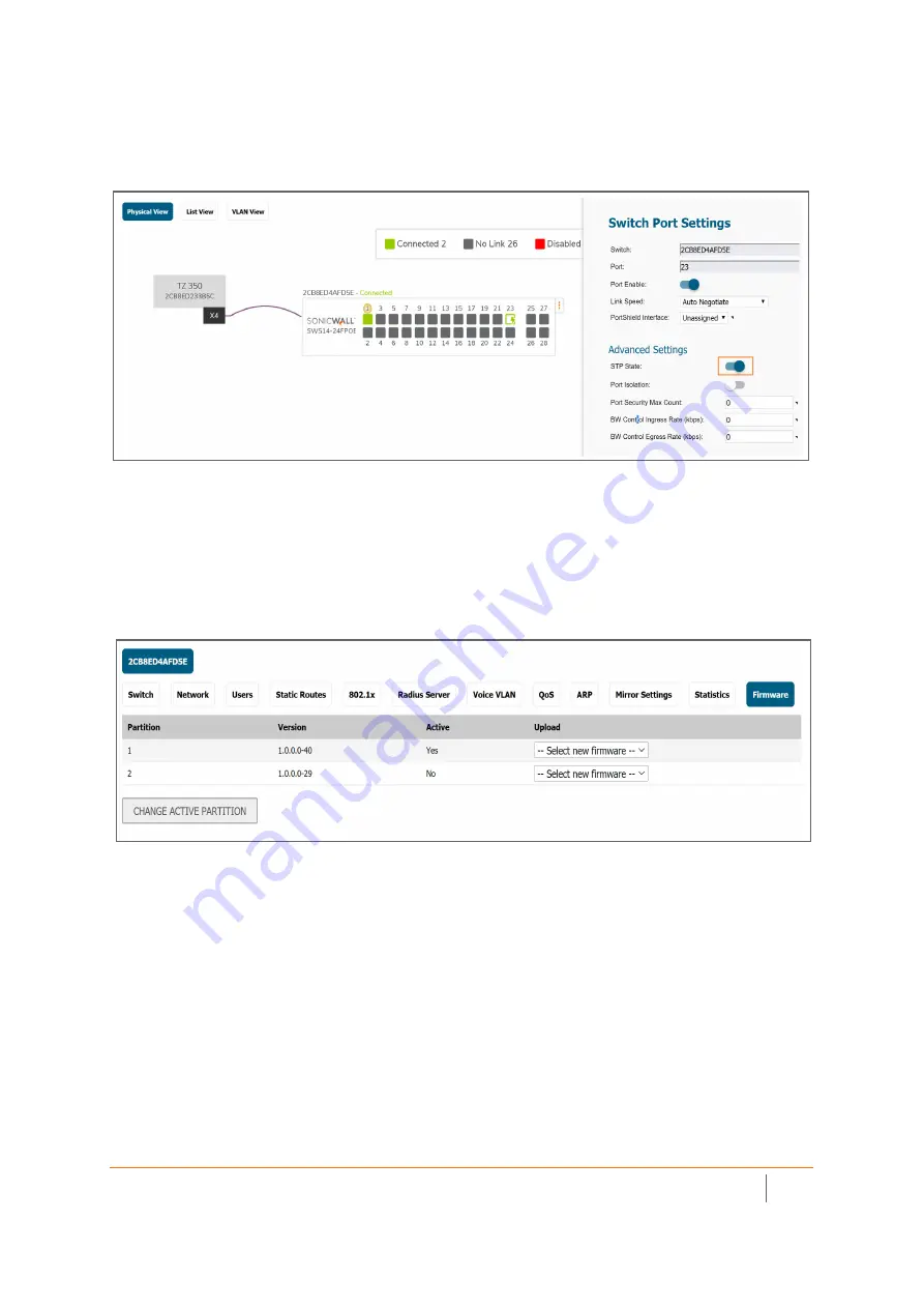 SonicWALL SWS12 Series Скачать руководство пользователя страница 54