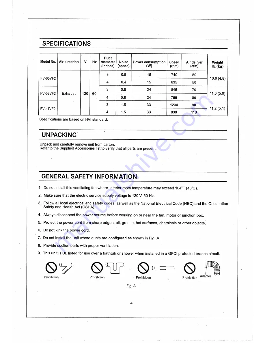 Sonnet FV-05VF2 Скачать руководство пользователя страница 4