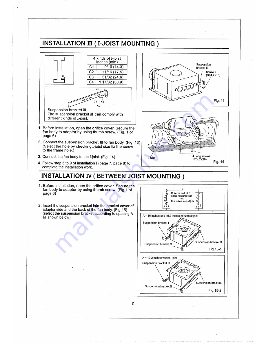 Sonnet FV-05VF2 Installation Instructions Manual Download Page 10