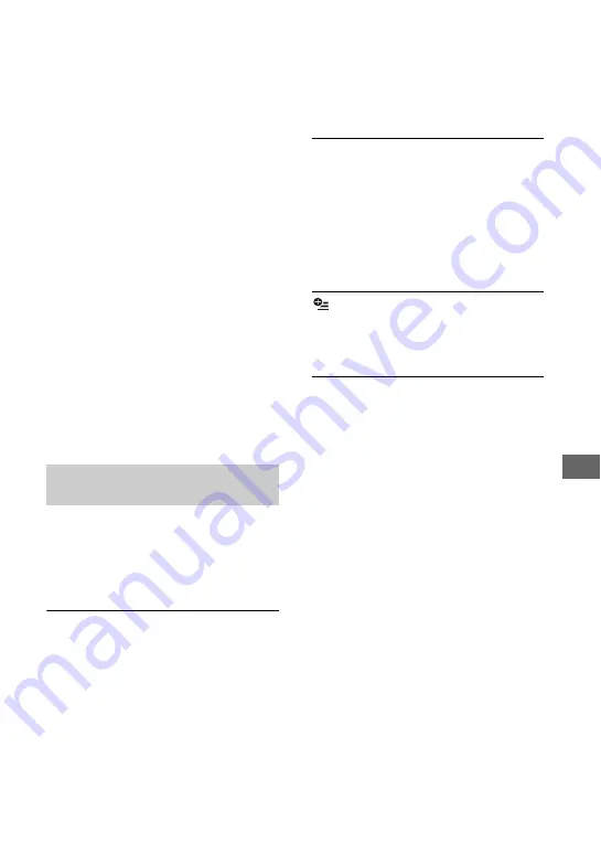 Sony 1080i Operating Manual Download Page 91