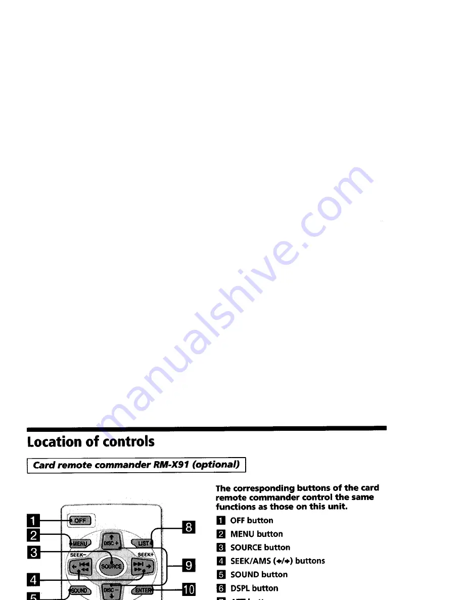 Sony 158MDXC800 Operating Instructions Manual Download Page 7