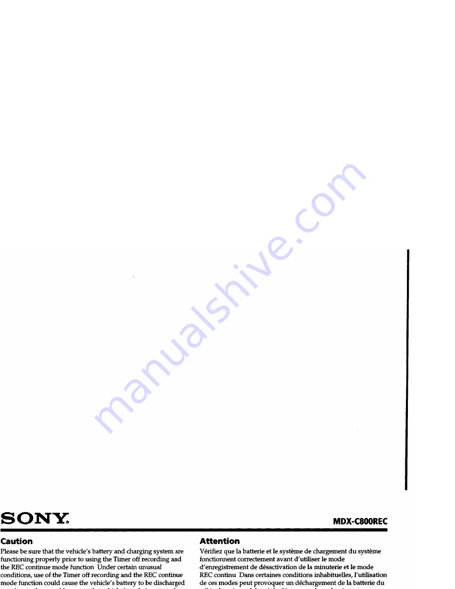 Sony 158MDXC800 Operating Instructions Manual Download Page 55