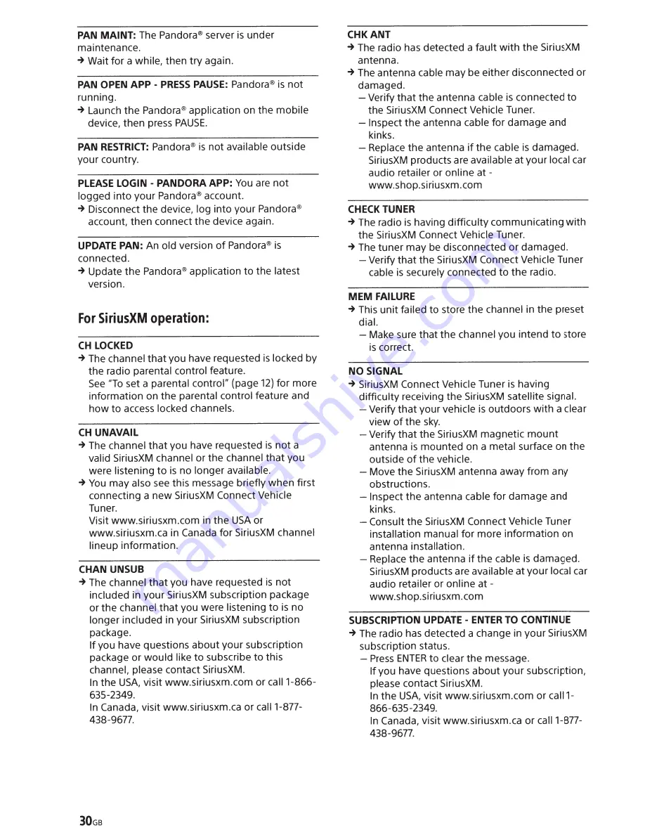 Sony 158N5100BT Operating Instructions Manual Download Page 30