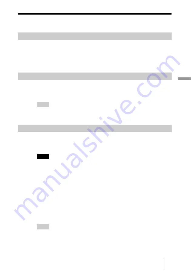 Sony 2-586-675-11 (1) Operating Instructions Manual Download Page 29