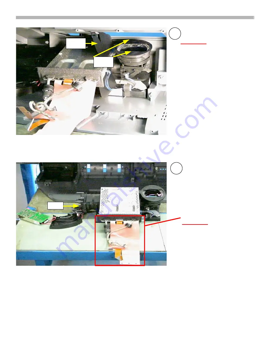 Sony 2005 SXRD KDS-R50XBR1 Disassembly Manual Download Page 12