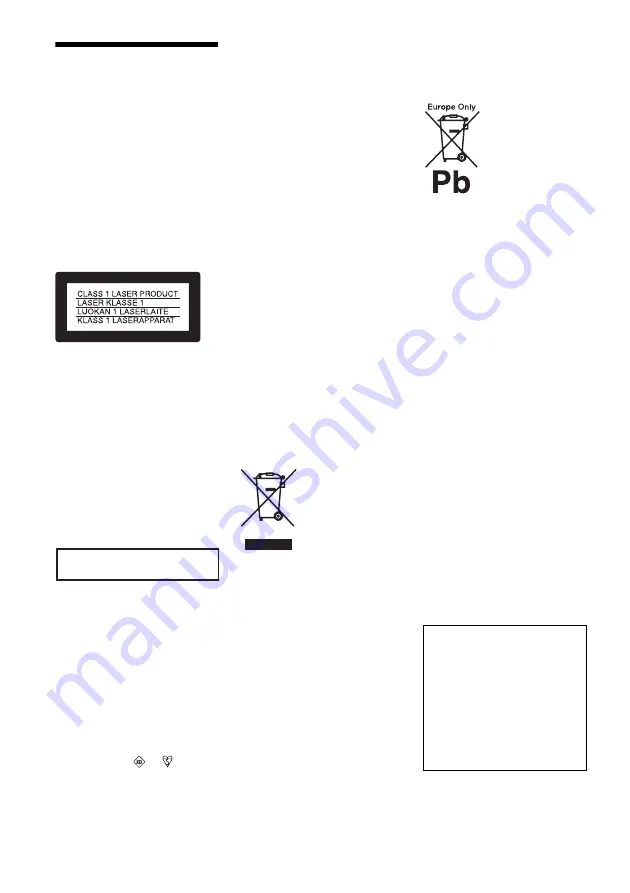 Sony 3-213-480-12(1) Скачать руководство пользователя страница 2