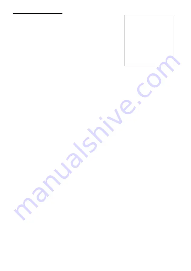 Sony 3-213-480-12(1) Operating Instructions Manual Download Page 3