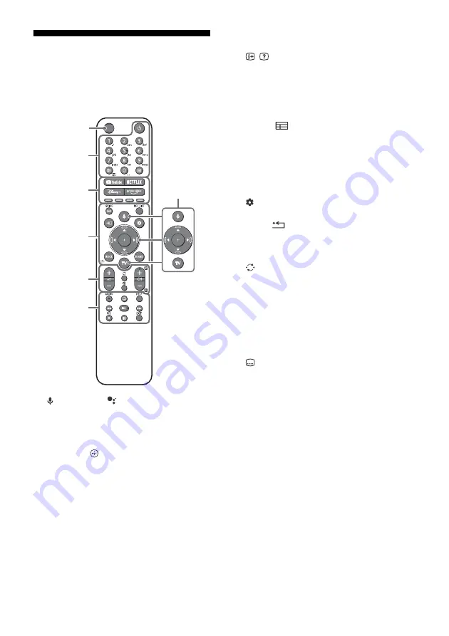 Sony 65X9 J Series Reference Manual Download Page 100