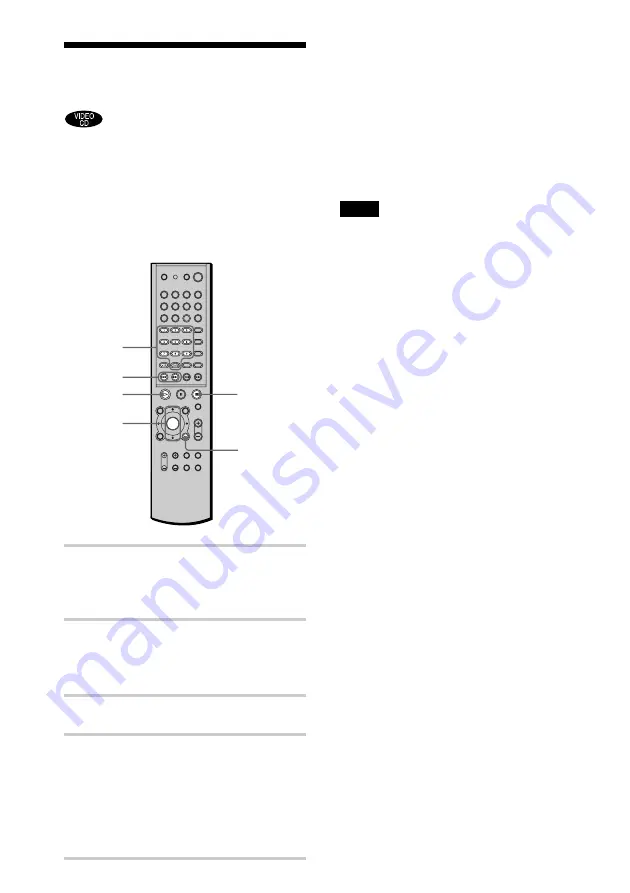 Sony AVD-S50 Operating Instructions Manual Download Page 34