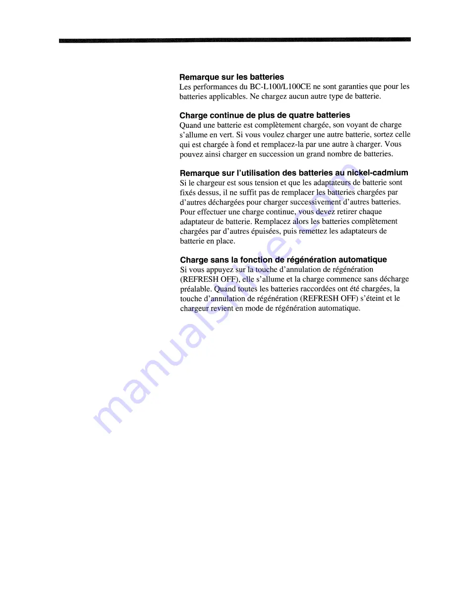 Sony BC-L100 Operation And Maintenance Manual Download Page 29