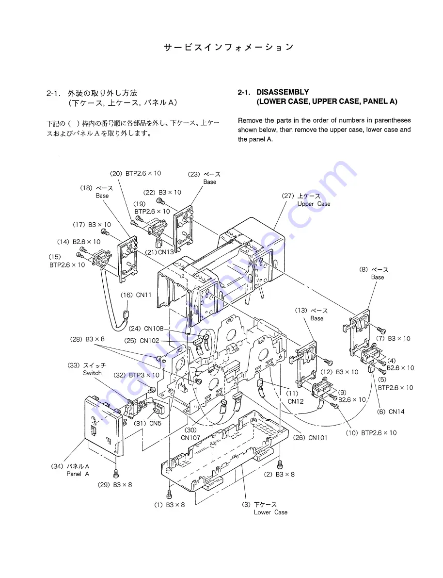 Sony BC-L100 Operation And Maintenance Manual Download Page 47