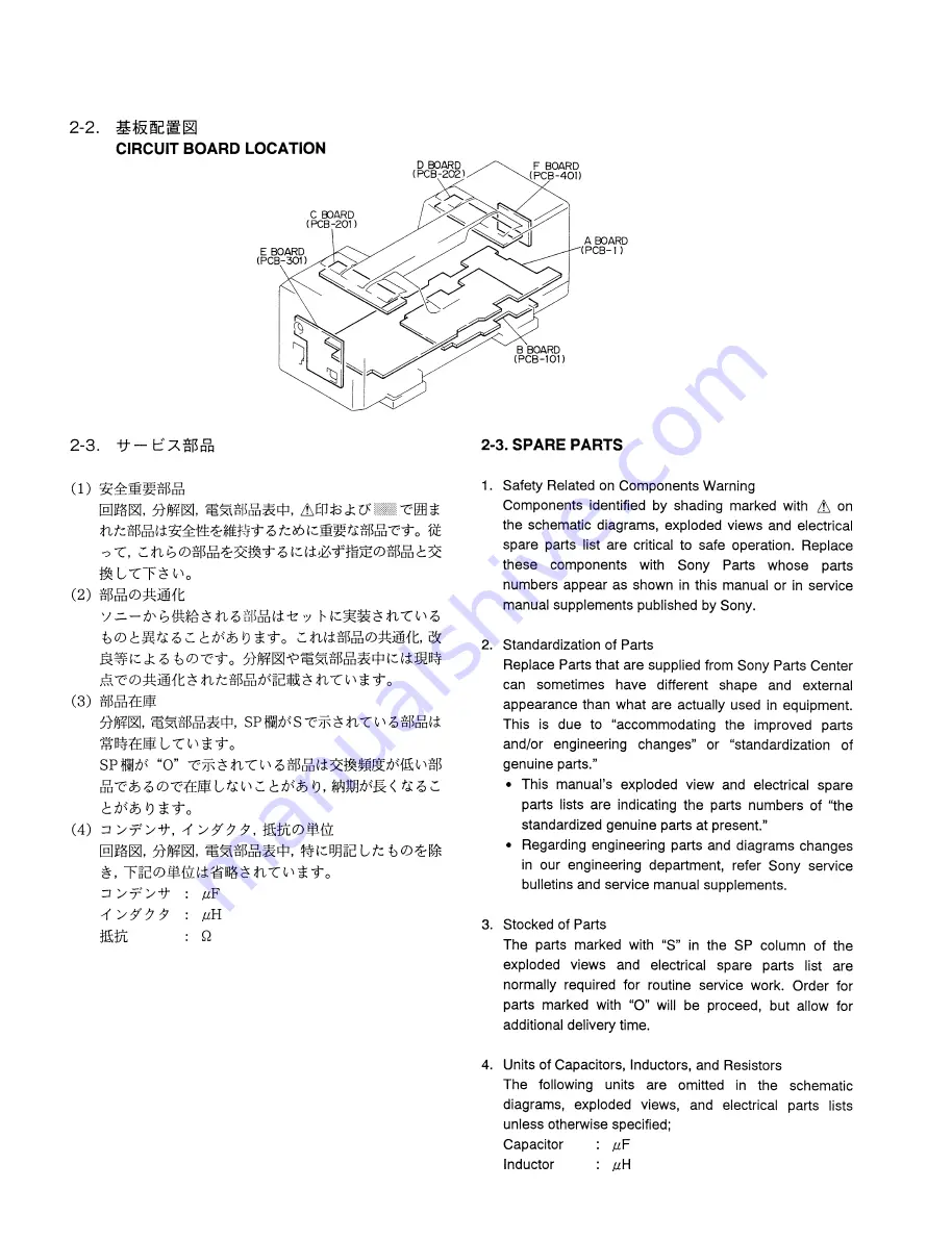 Sony BC-L100 Operation And Maintenance Manual Download Page 48