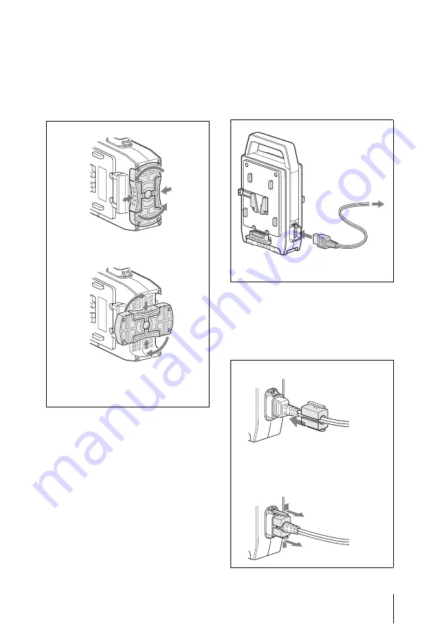 Sony BC-L70A Operation Manual Download Page 105