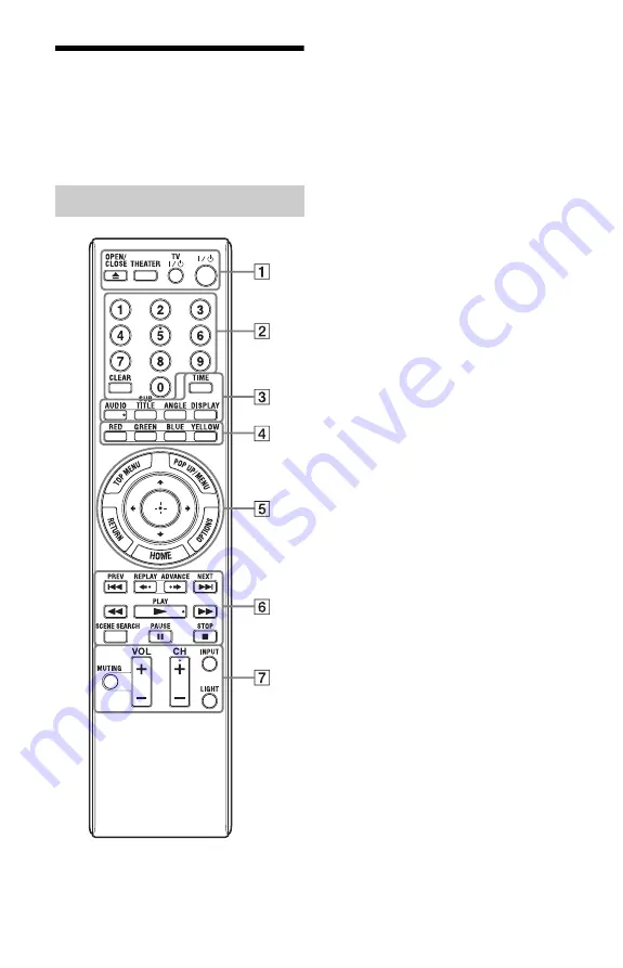 Sony BDP-BX1 - Blu-ray Disc™ Player Operating Instructions Manual Download Page 8