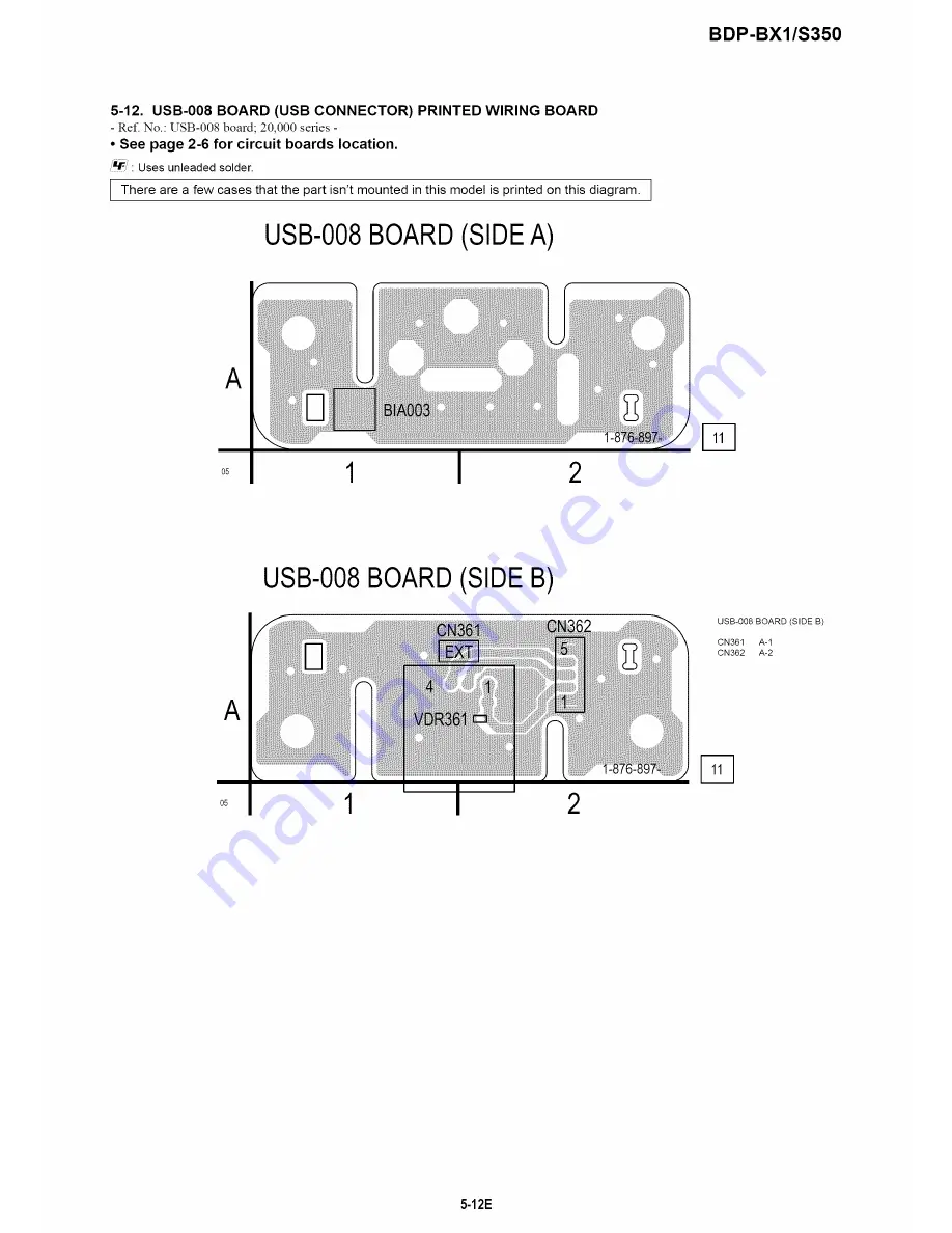 Sony BDP-BX1 - Blu-ray Disc™ Player Service Manual Download Page 66