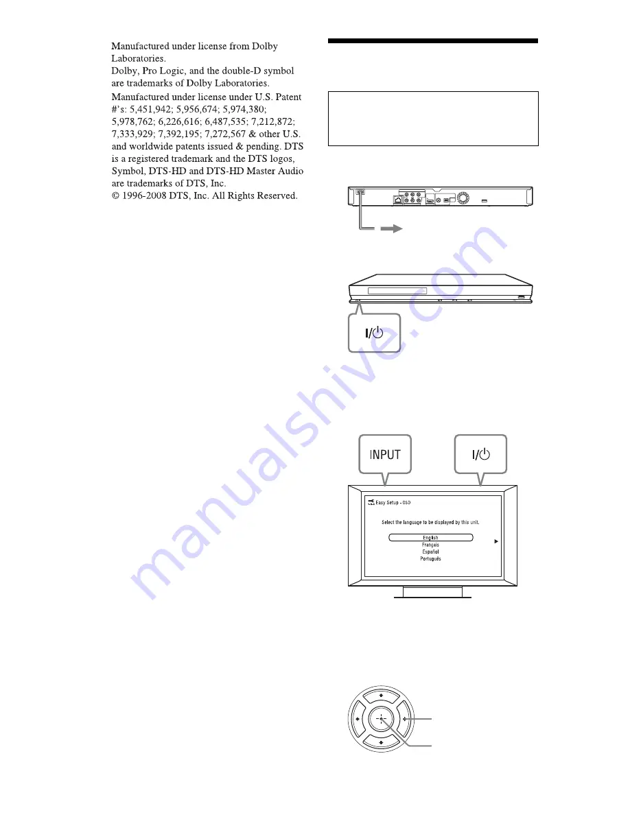 Sony BDP-BX57 - Blu-ray Disc™ Player Operating Instructions Manual Download Page 14