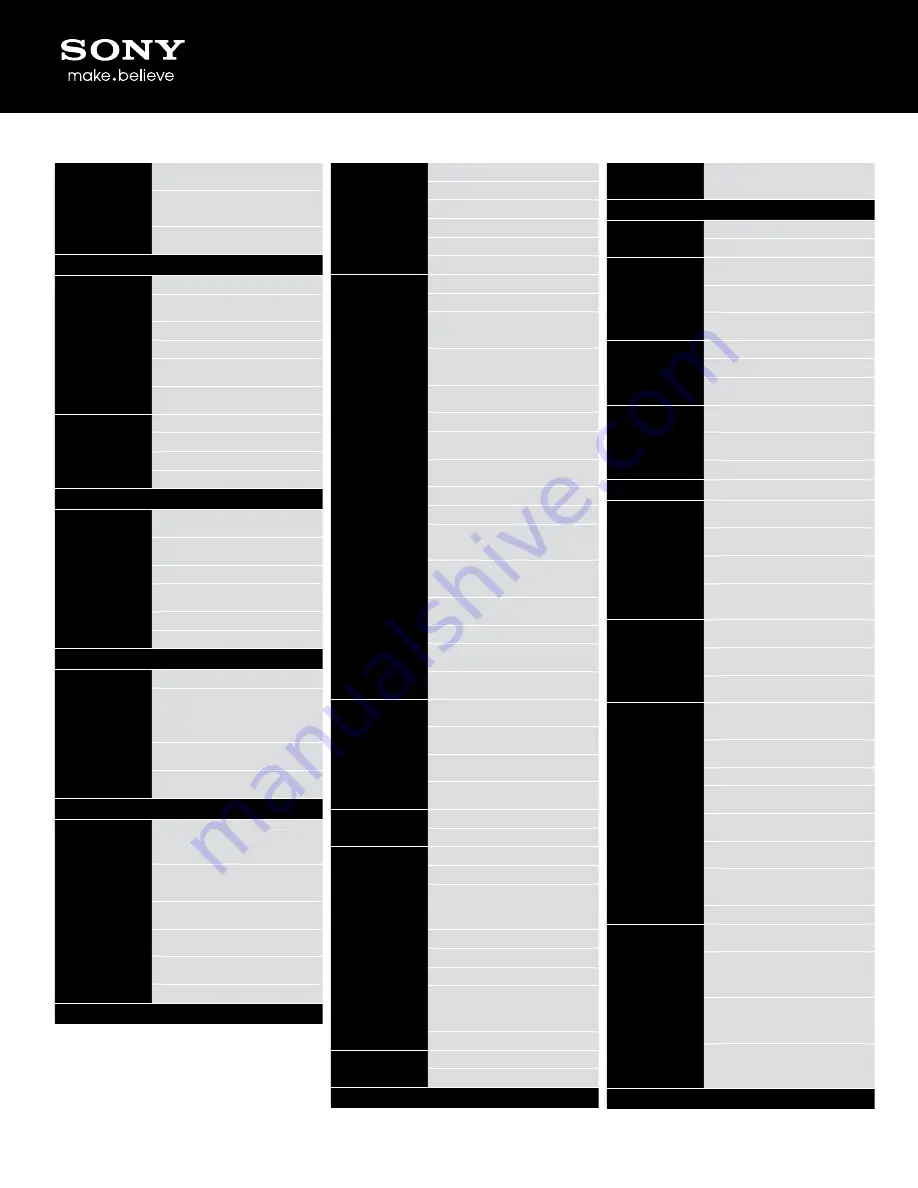 Sony BDP-S790 Specifications Download Page 3