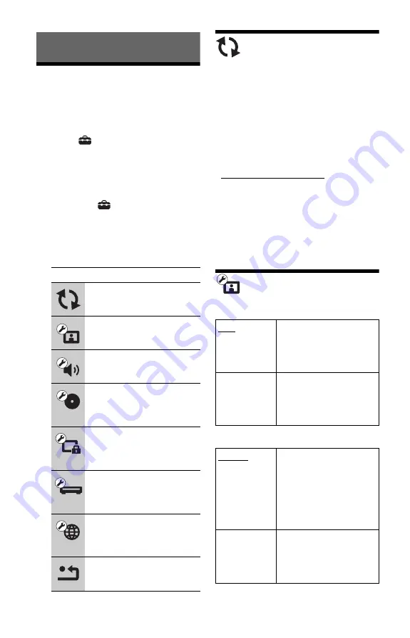 Sony BDP-SX1 Operating Instructions Manual Download Page 110