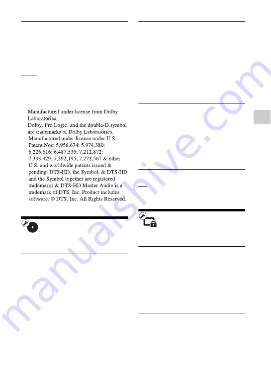 Sony BDP-SX910 Operating Instructions Manual Download Page 19