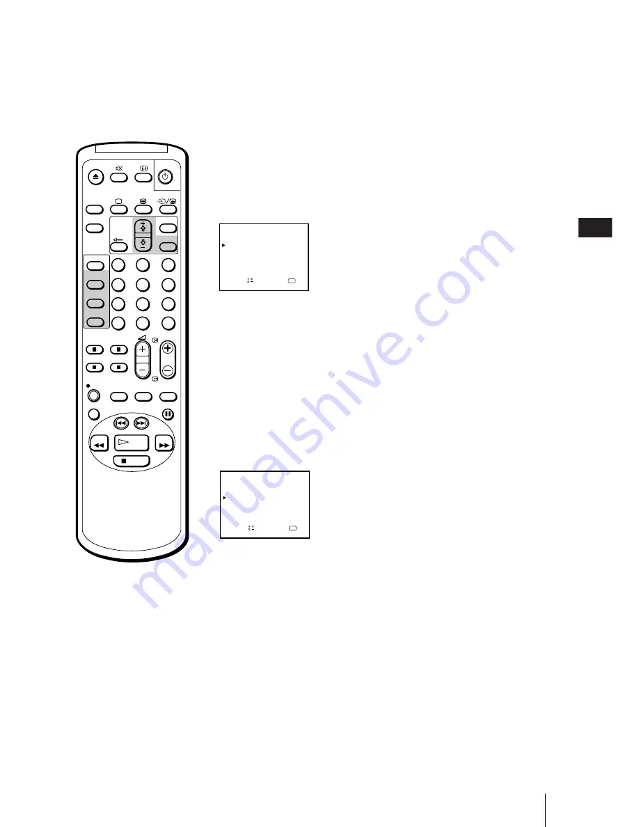 Sony Black Trinitron KV-14V5D Operating Instructions Manual Download Page 31