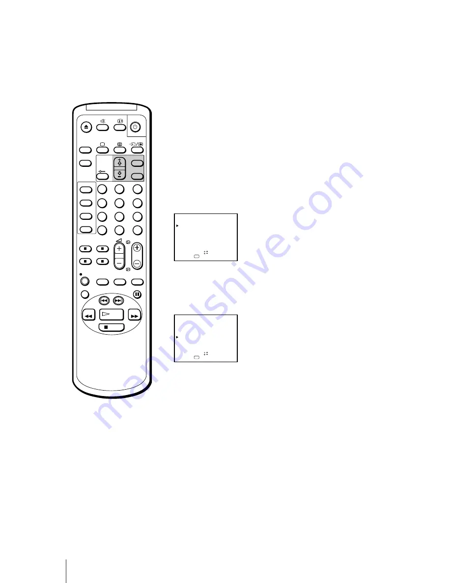 Sony Black Trinitron KV-14V5D Скачать руководство пользователя страница 126