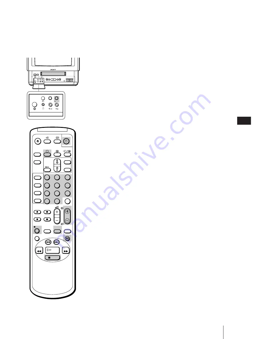 Sony Black Trinitron KV-14V5D Operating Instructions Manual Download Page 127