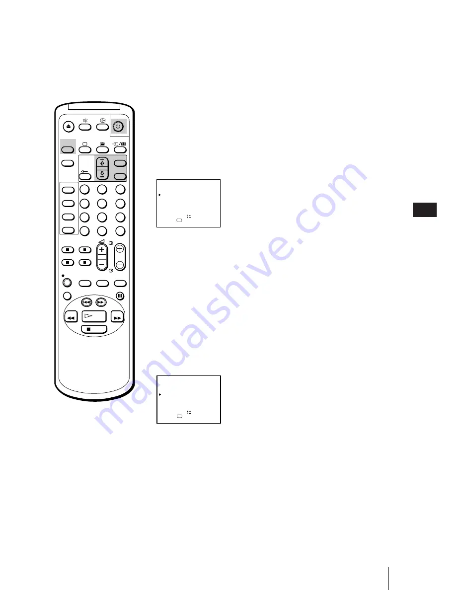 Sony Black Trinitron KV-14V5D Operating Instructions Manual Download Page 137