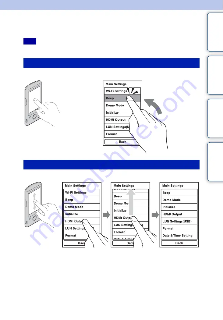 Sony Bloggie Live MHS-TS55/S Handbook Download Page 18