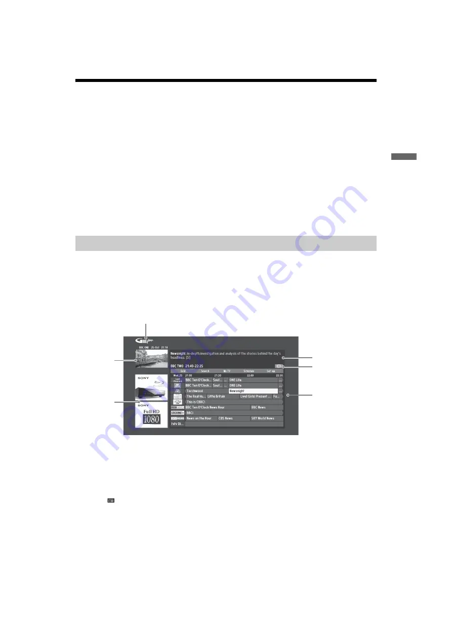 Sony BRAVIA 4-136-111-11(0) Operating Instructions Manual Download Page 17