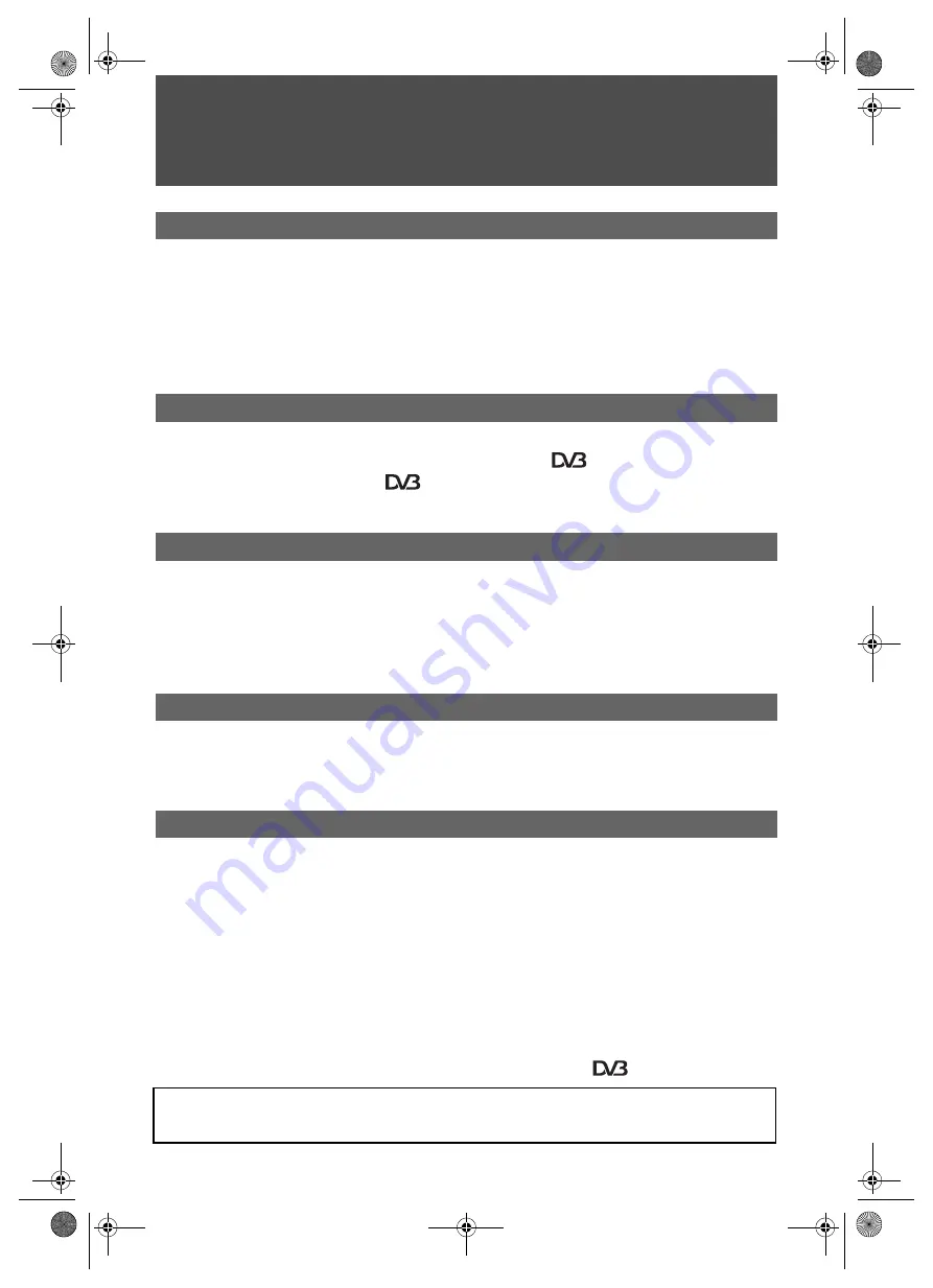 Sony BRAVIA 4-168-148-E2(1) Operating Instructions Manual Download Page 3