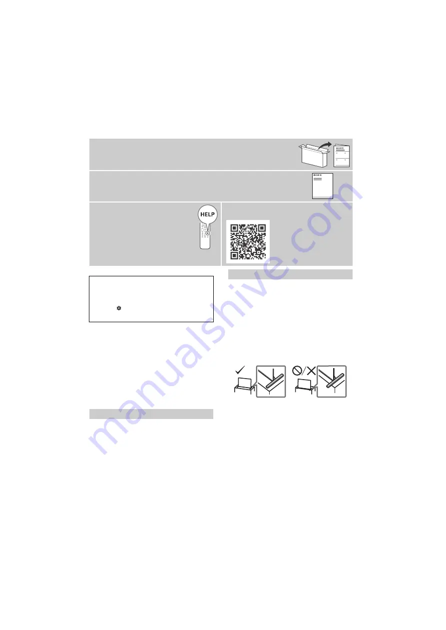 Sony BRAVIA 55A9xJ Reference Manual Download Page 2