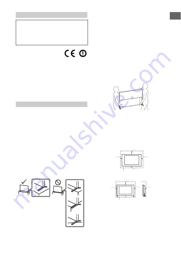 Sony Bravia 55X9005C Скачать руководство пользователя страница 3