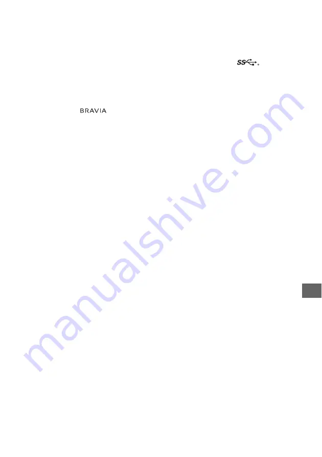 Sony Bravia 55X9005C Reference Manual Download Page 425