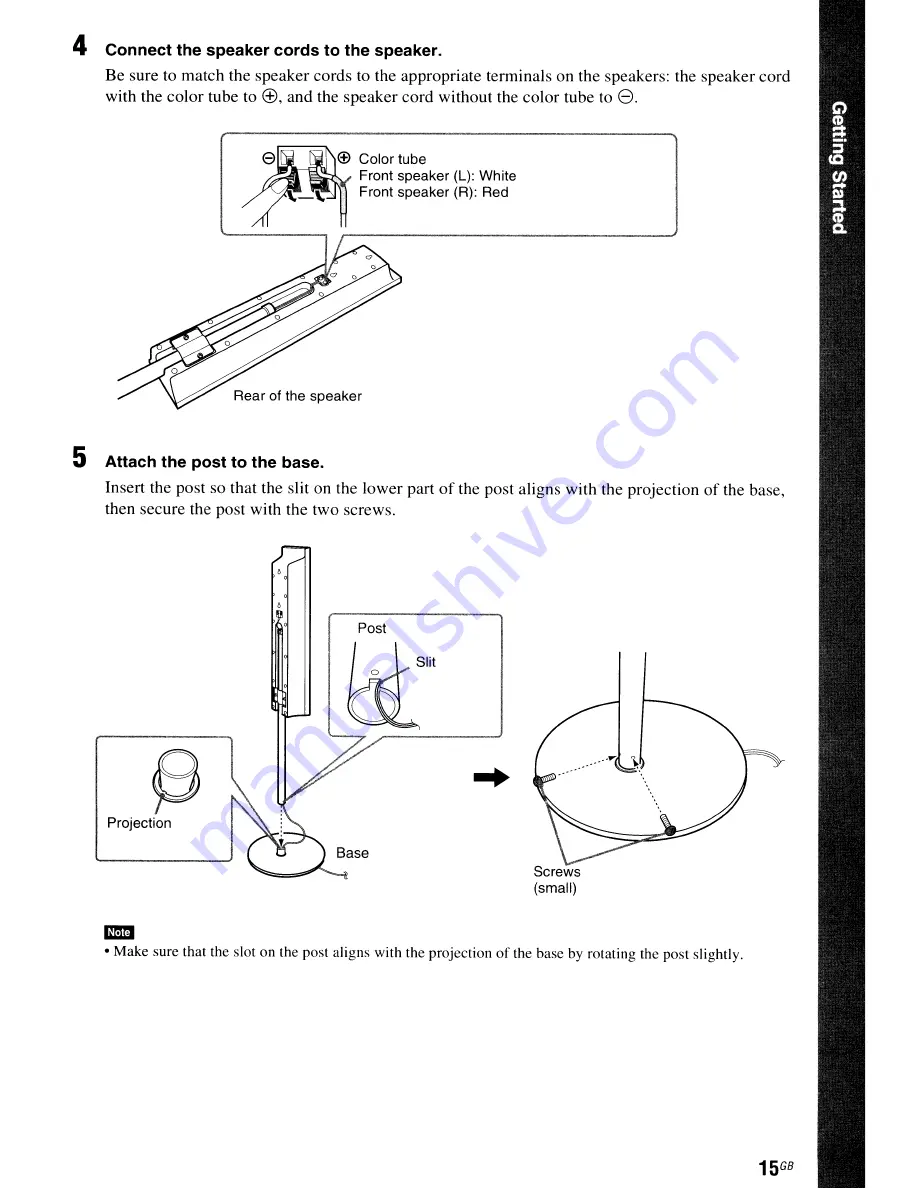 Sony BRAVIA DAV-HDX275 Operating Instructions Manual Download Page 15