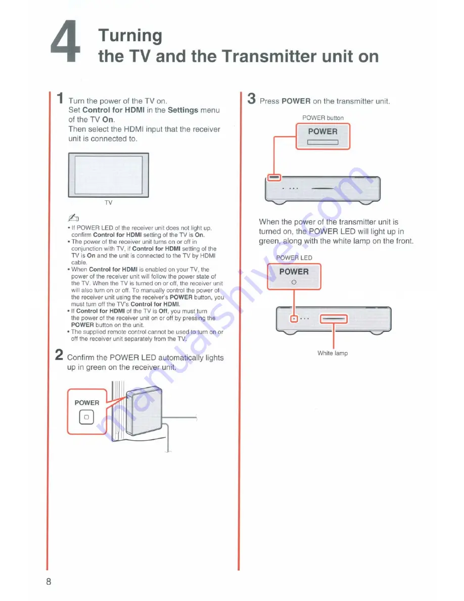 Sony Bravia DMX-WLl Скачать руководство пользователя страница 8