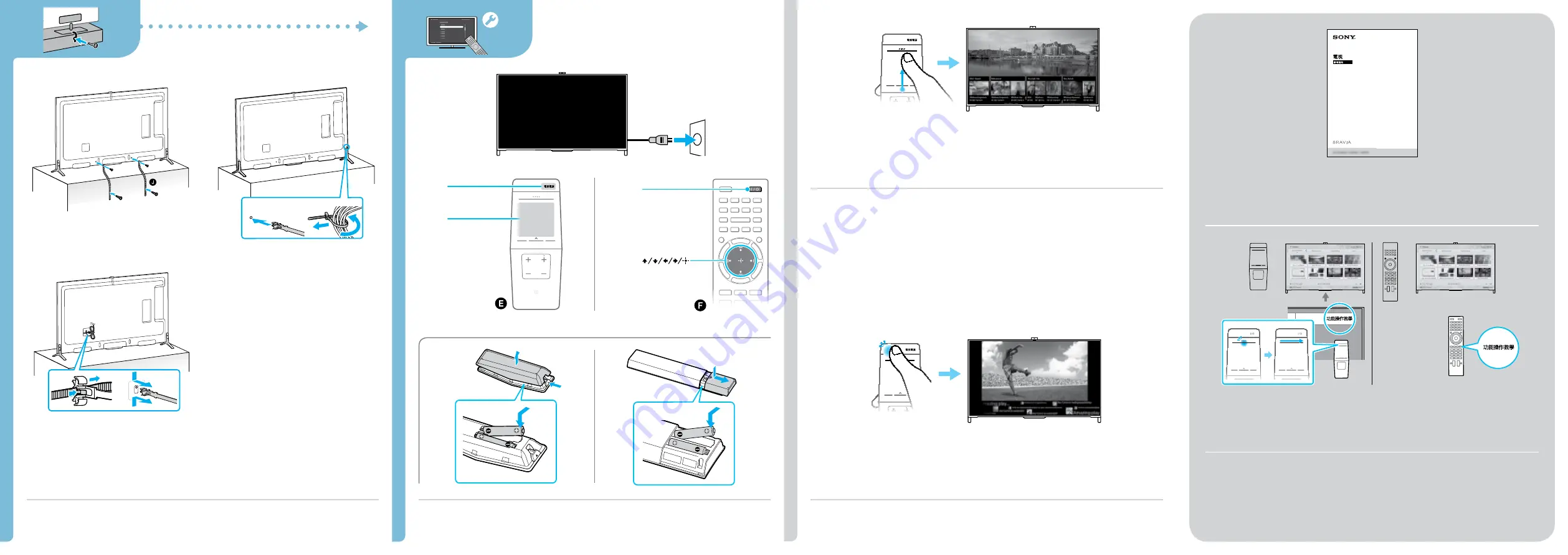 Sony Bravia KD-55X8500B Quick Start Manual Download Page 2