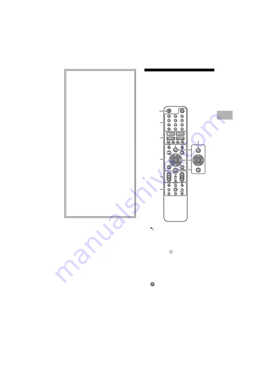 Sony BRAVIA KD-85X91CJ Reference Manual Download Page 5