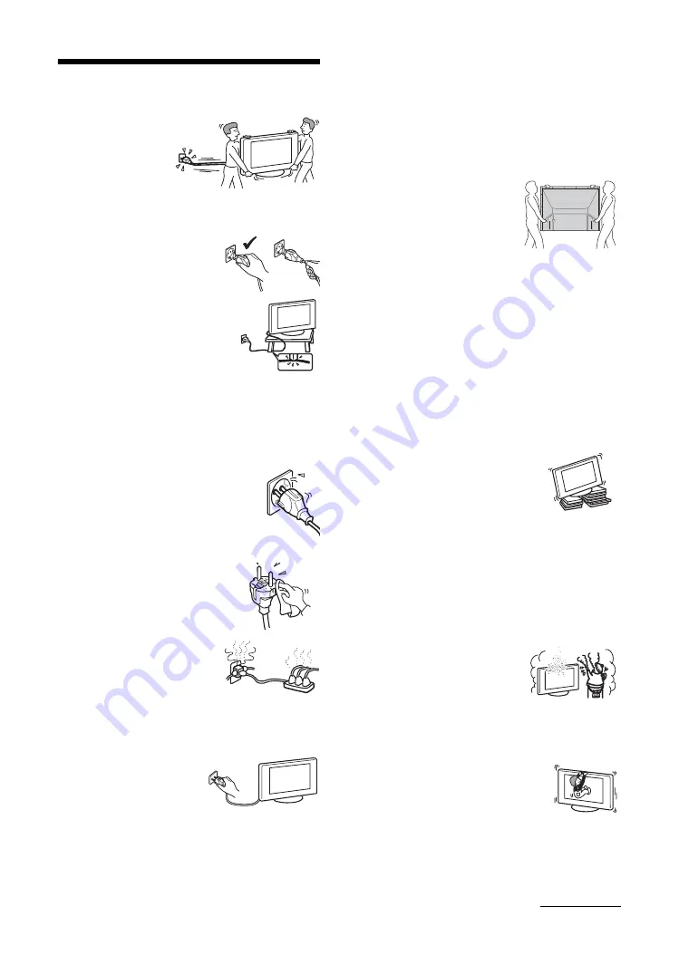 Sony Bravia KDF-50E2010 Operating Instructions Manual Download Page 7