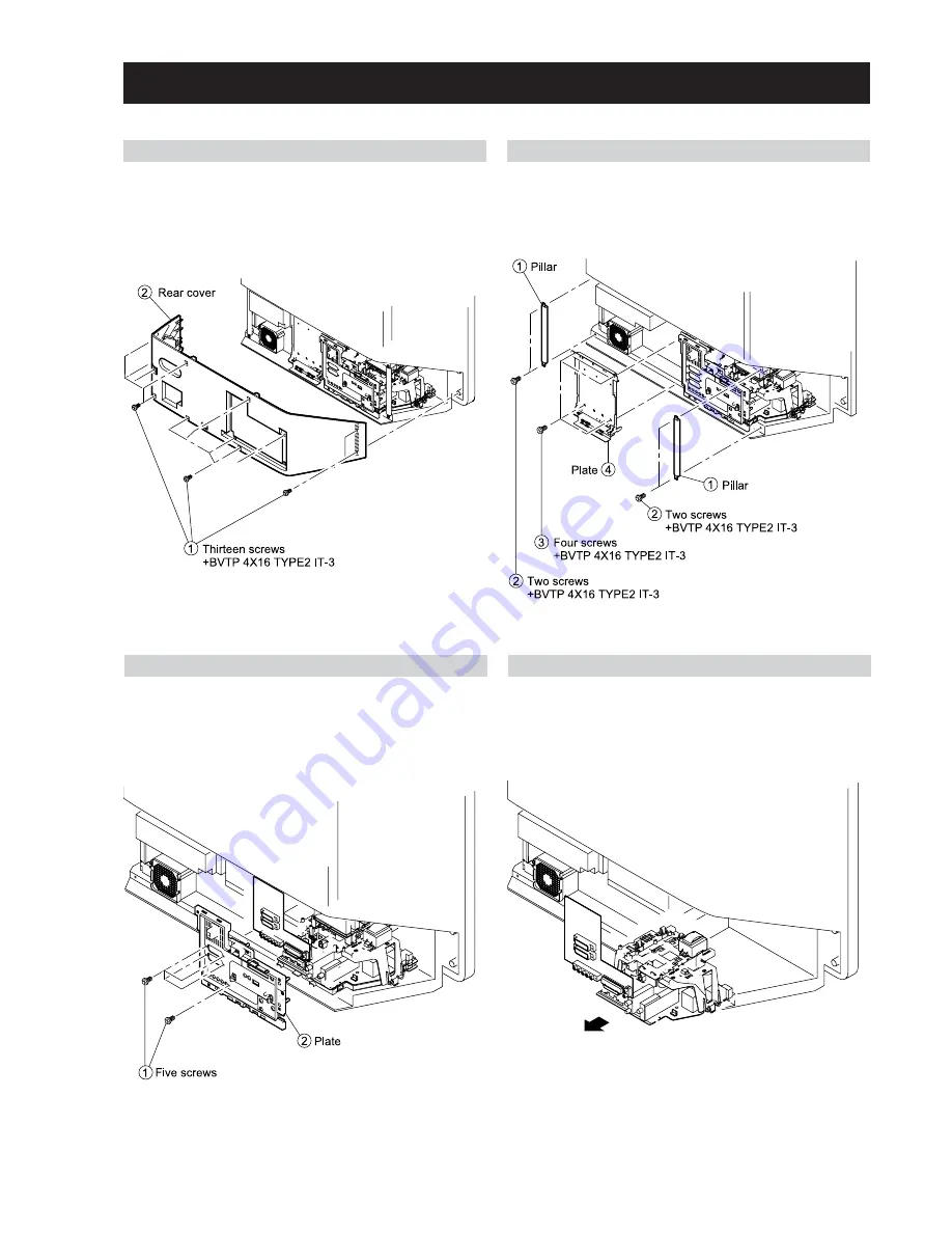 Sony Bravia KDF-E42A12U Service Manual Download Page 22